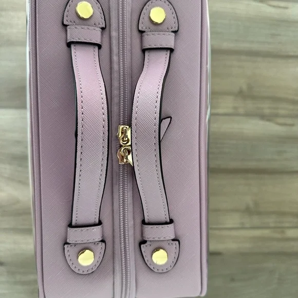 Calpak Clear Travel Toiletry Bag in Lavender - Large - Picture 4 of 16